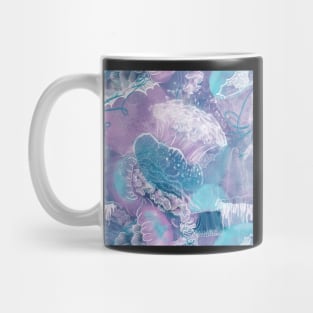 Closely Clustered Jellies Electric Purple Mug